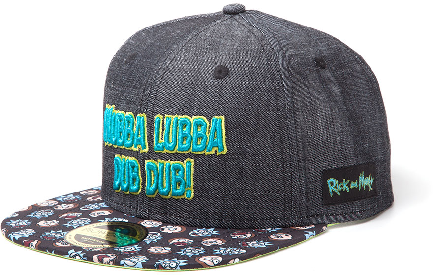 

Снепбек Difuzed Rick And Morty - Wubba Lubba Snapback Серый (SB081220RMT)