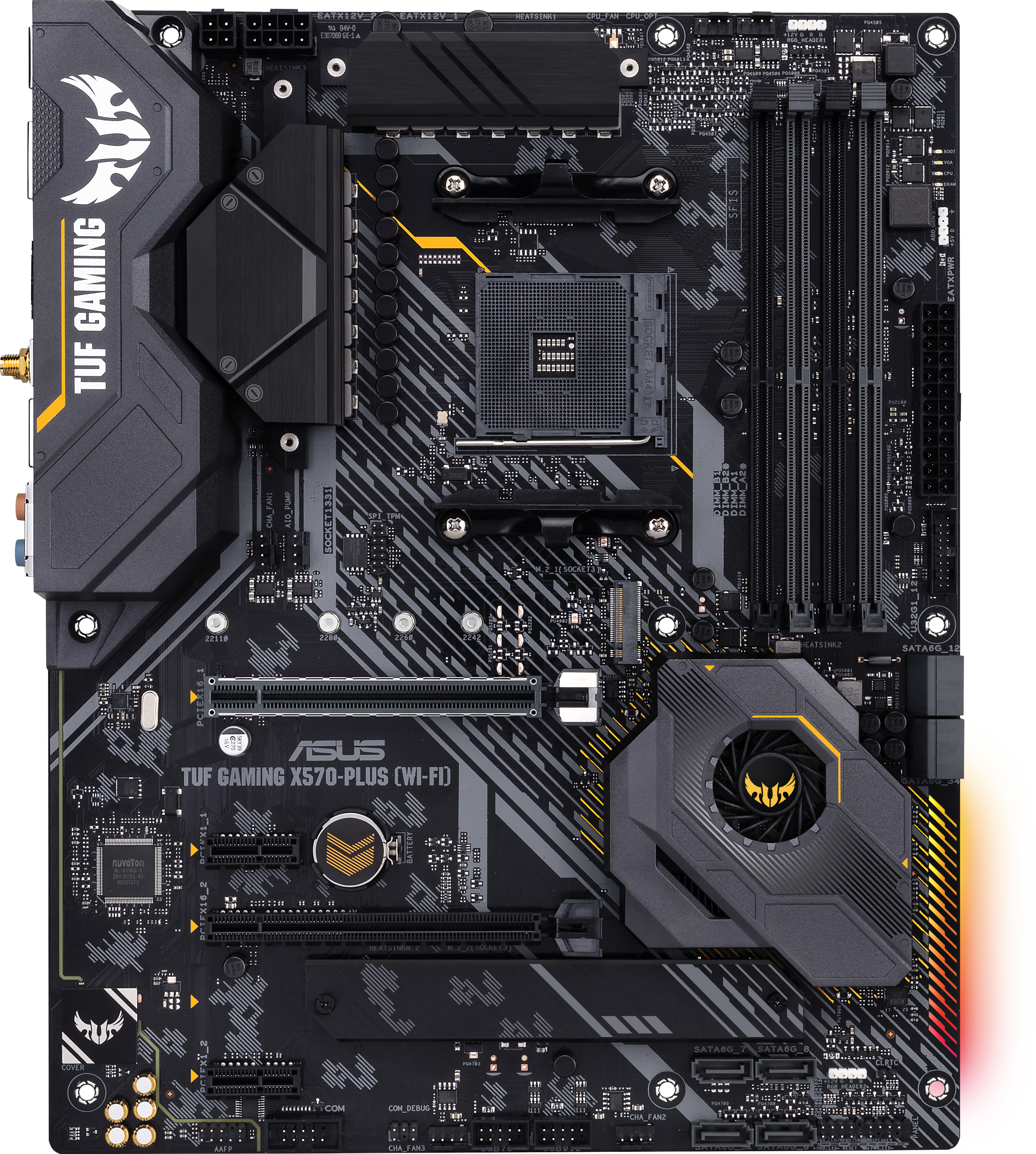 

Материнская плата Asus TUF Gaming X570-Plus (WI-FI) (sAM4, AMD X570, PCI-Ex16)
