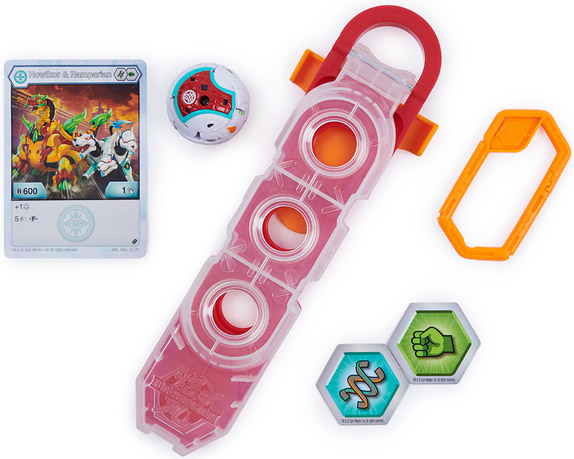 

Игровой набор Spin Master Bakugan Armored Alliance: бакуган Холкор Рампариан с клипсой для хранения (SM64449-2)