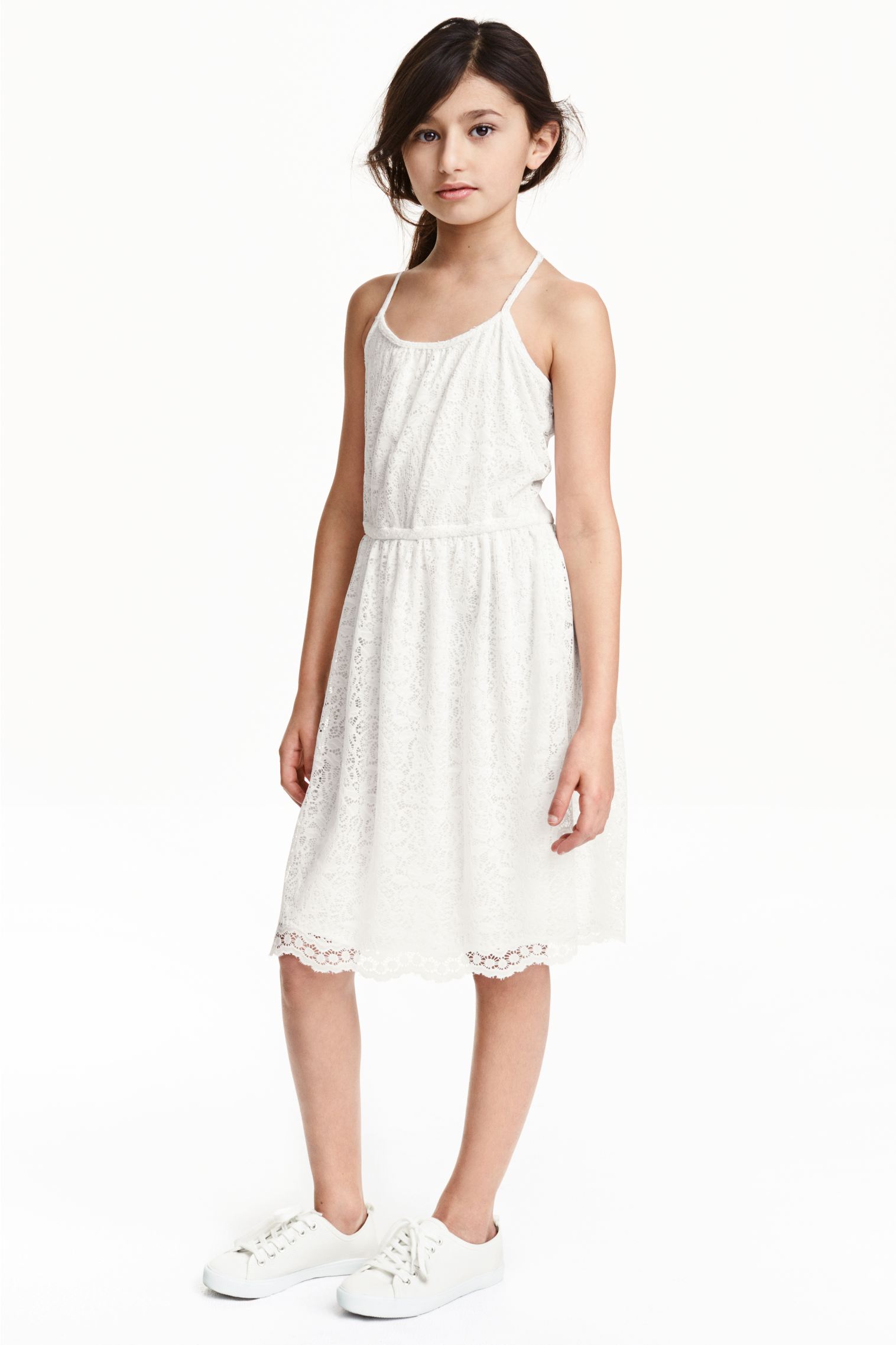 

Платье H&M 134 140см белый 6013797203