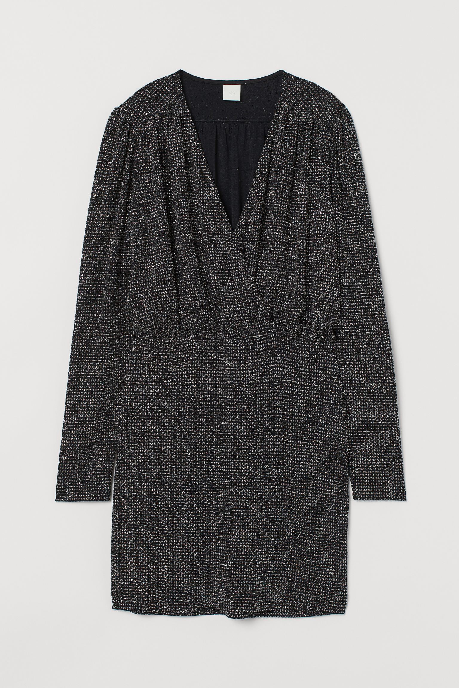 

Платье H&M XS черный блеск 23128396740
