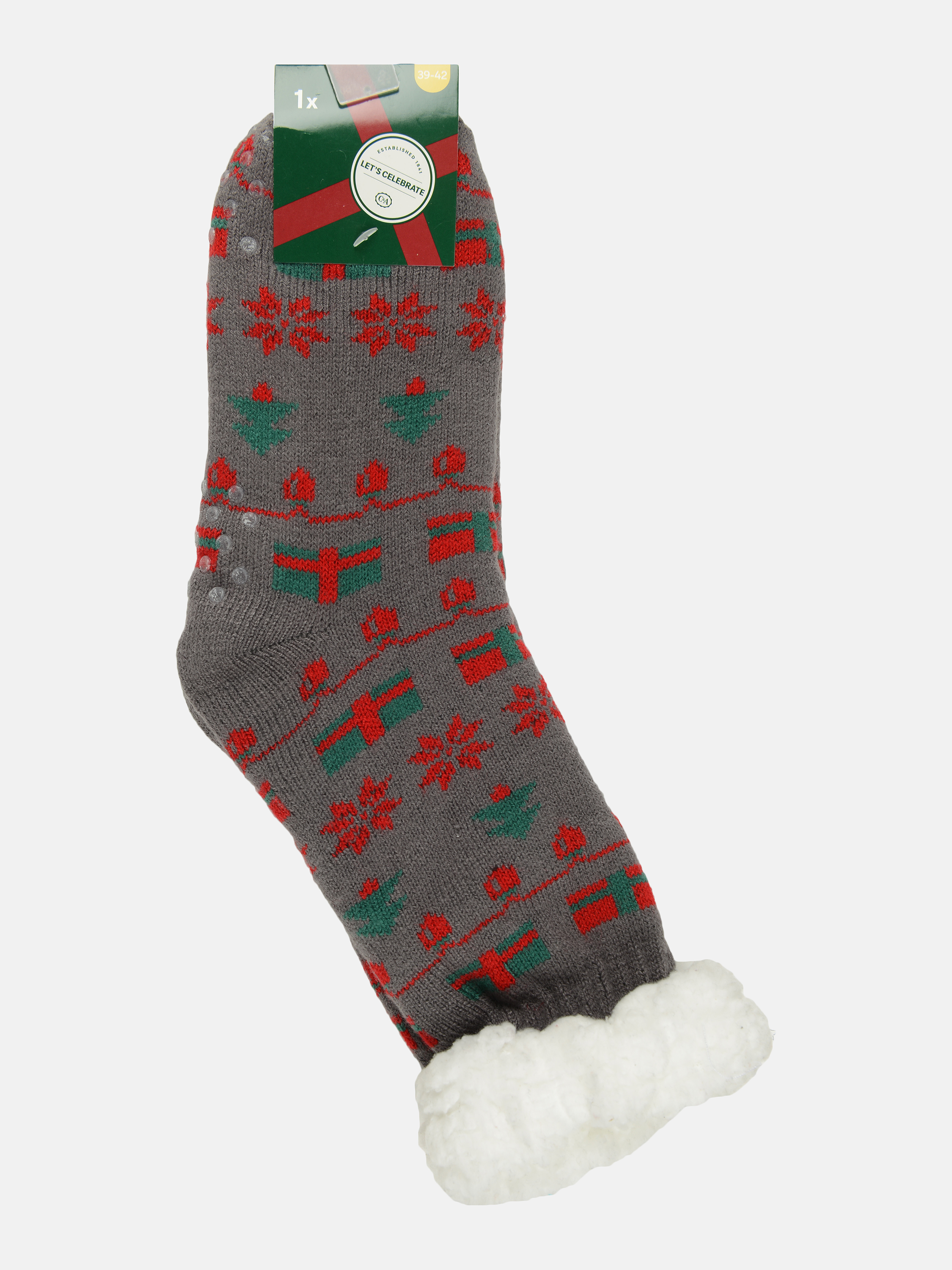 

Носки C&A 35 38 серый принт 2240174090812