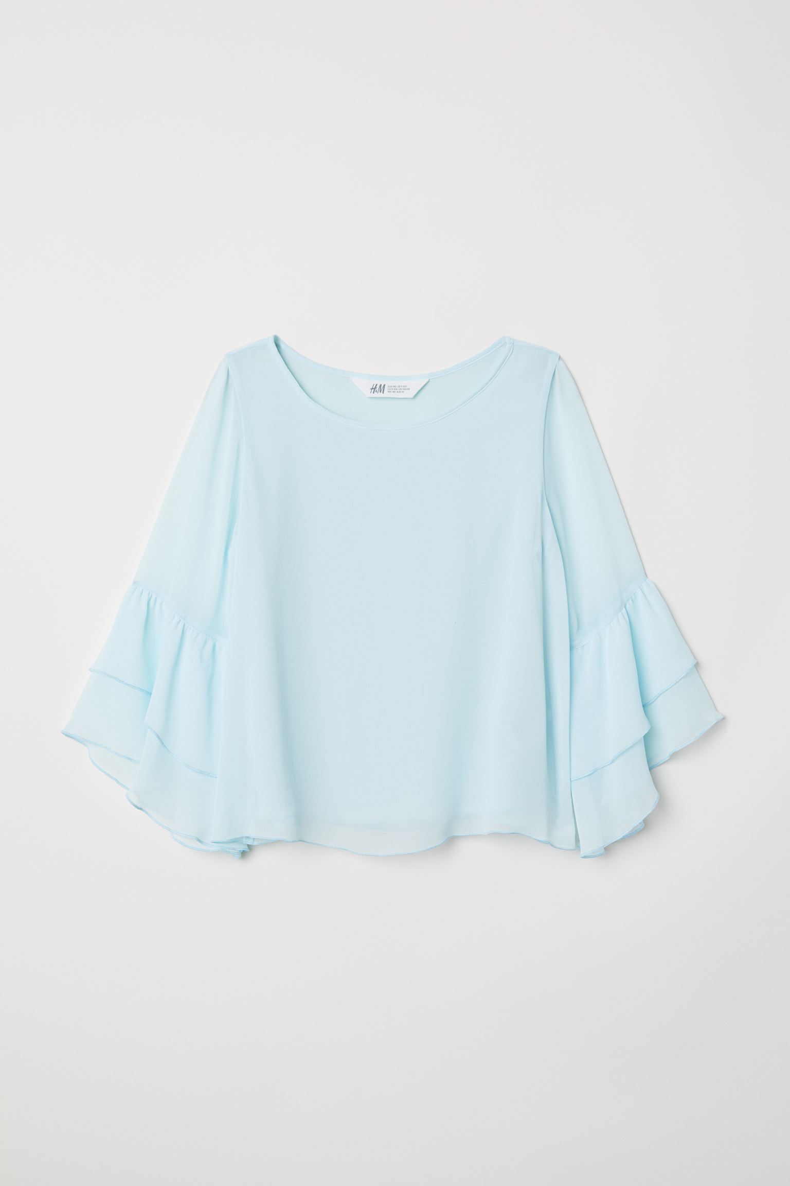 

Блуза H&M 152см светло бирюзовый 25116638308