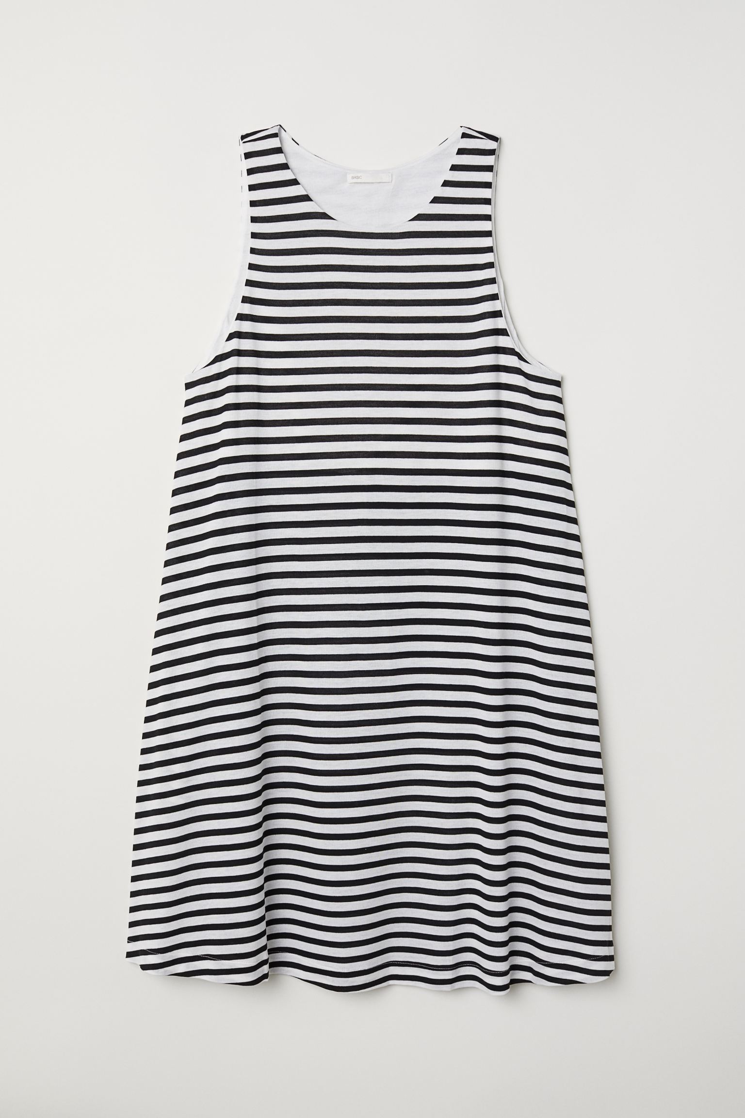 

Платье H&M M бело черный полоска 16016293819