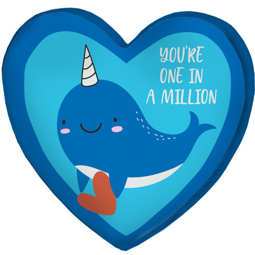 

Подушка сердце 3D Presentville You`re one in a million 40х40х7,5 см