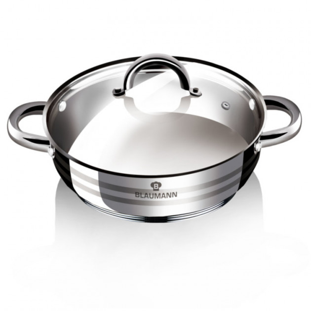 

Сотейник с крышкой 26 см Blaumann Gourmet Line 5 л
