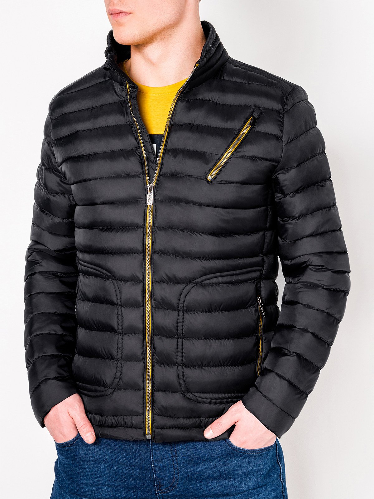 

Куртка Ombre c290 стьобана чорна S 5902228019787