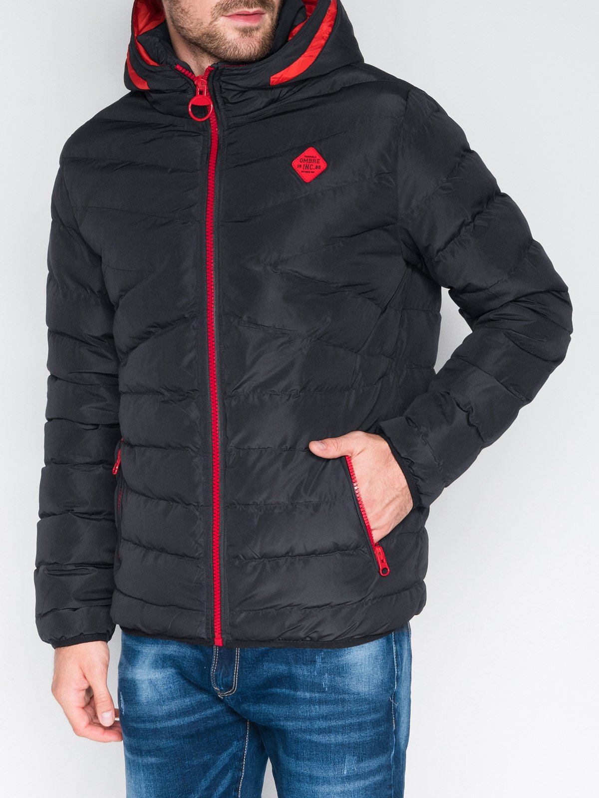 

Куртка Ombre c363 M Чорна 5902228042334