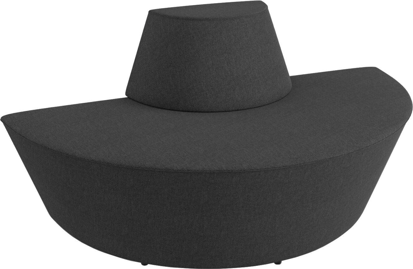 

Диван Kulik System SOMBRERO Половинка Черный