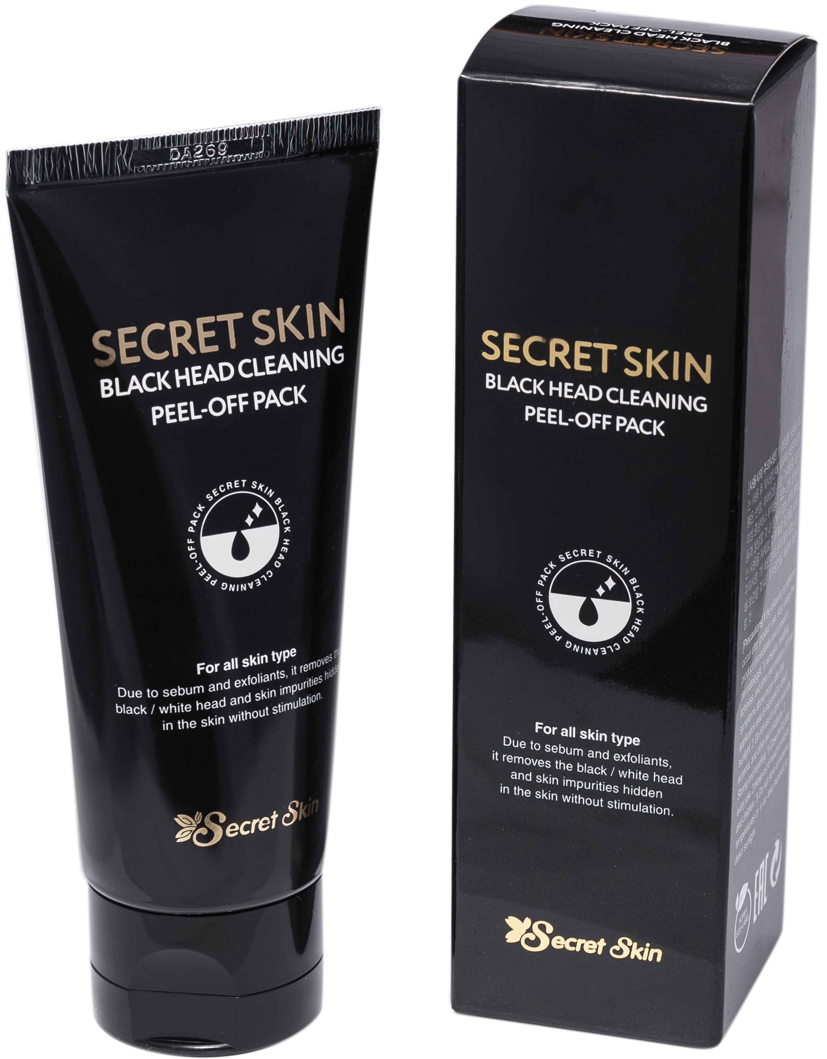 Акція на Маска-пленка от черных точек Secret Skin Black Head Cleaning Pell-Off Pack 100 мл (8809540516031) від Rozetka UA