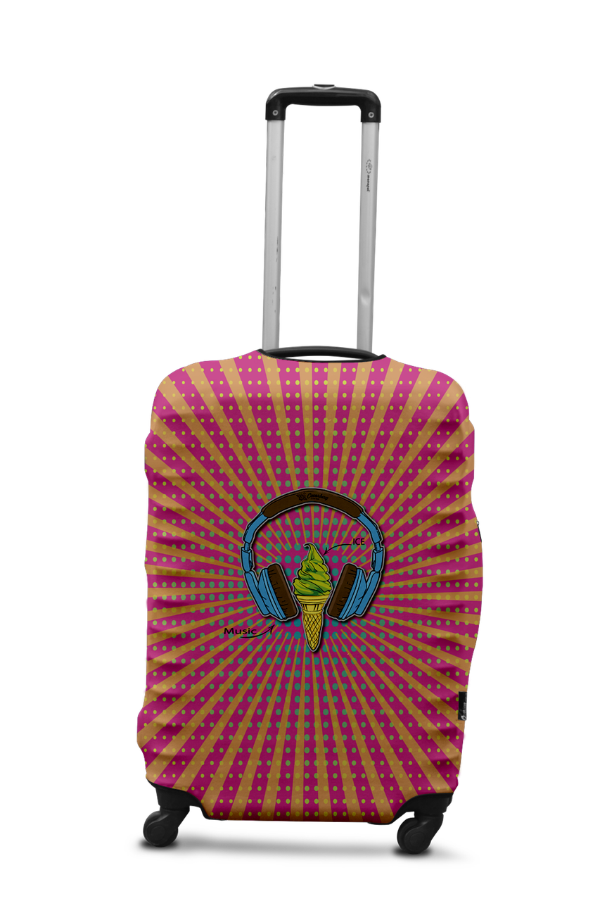 

Чехол для чемодана Coverbag наушники M разноцветный