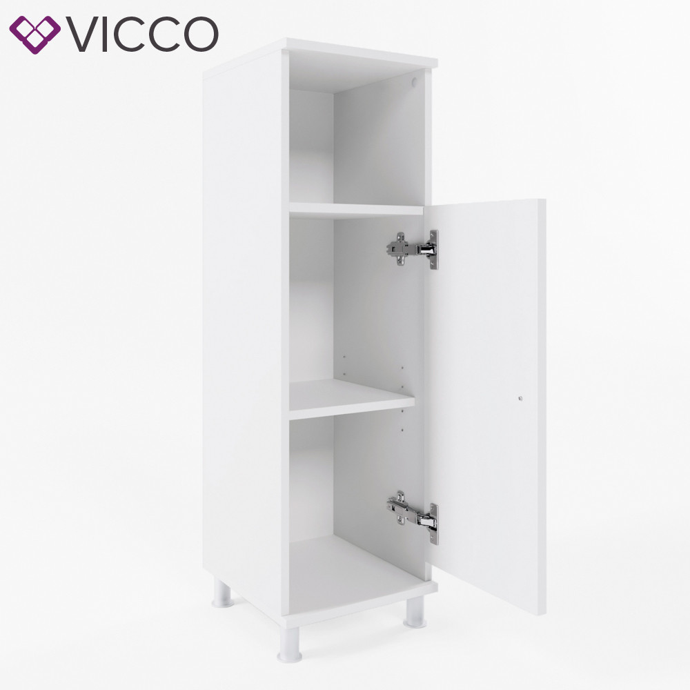 

Шкаф для ванной Vicco Fynn, 30x95, белый