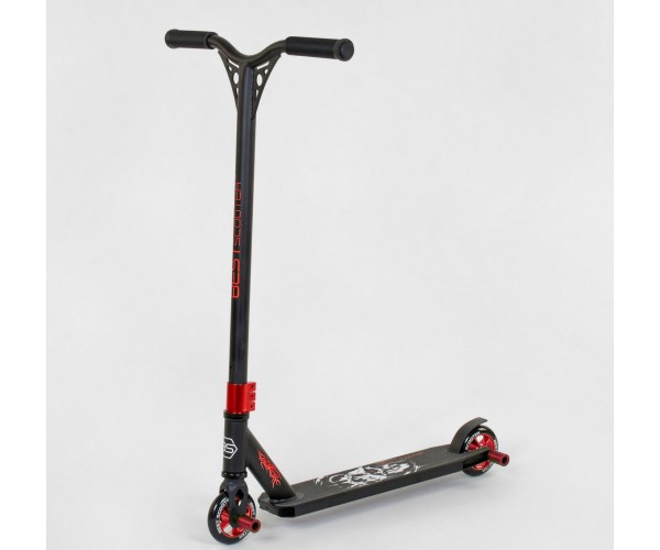 

Трюковый самокат Best Scooter с пегами 594655, Черно-красный