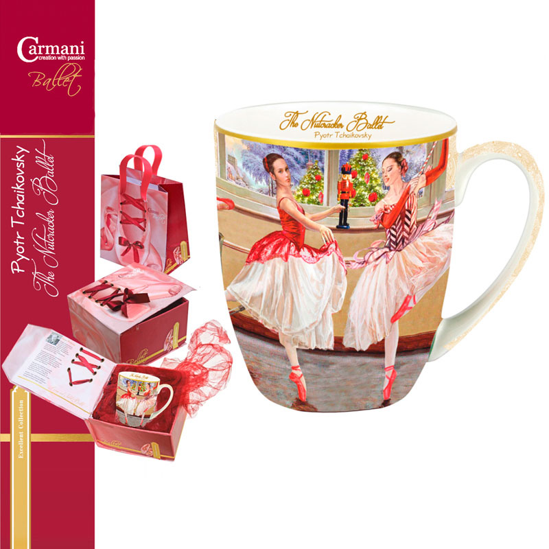 

Подарочный фарфоровый набор кружка Балет Carmani 32161-BR-1704