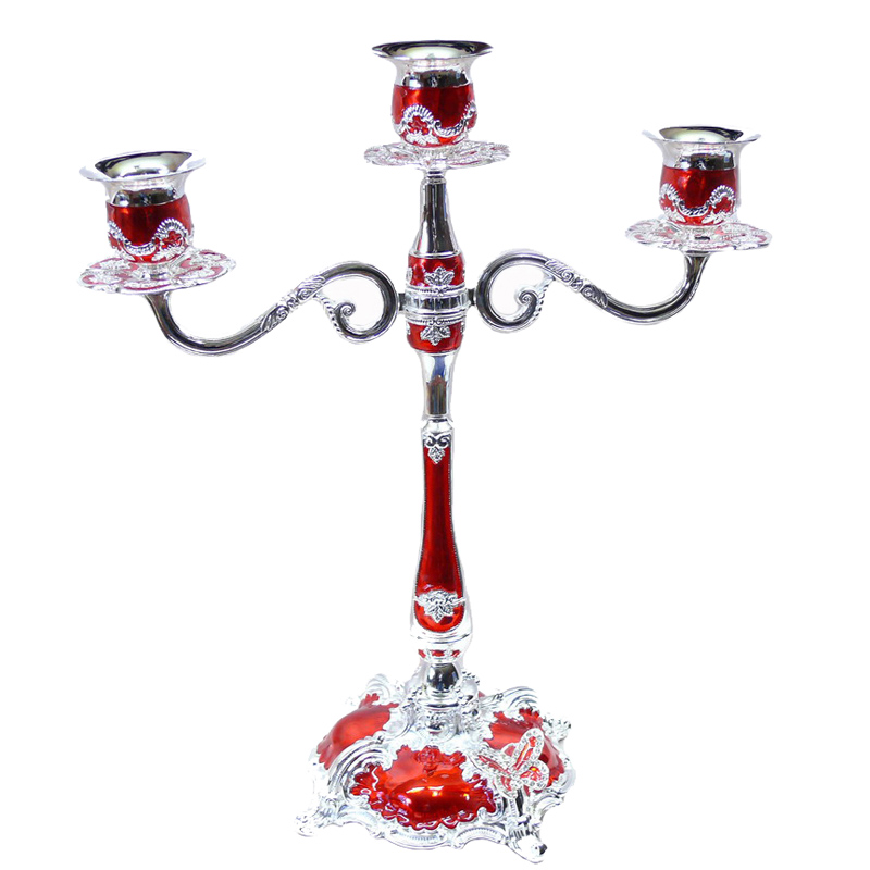 

Подсвечник Fersio на 3 свечи Red Sabefet 32250-BR-1488