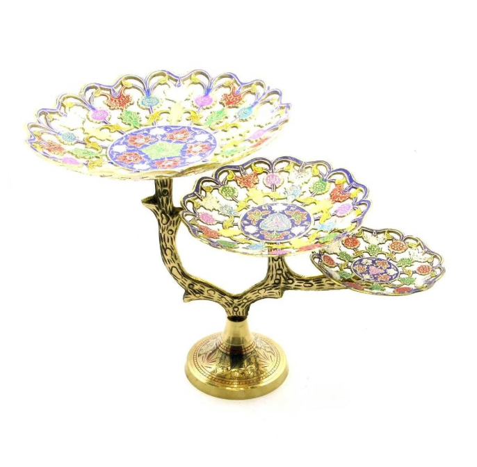 

Фруктовница на ножке Darshan 32981-BR-1491