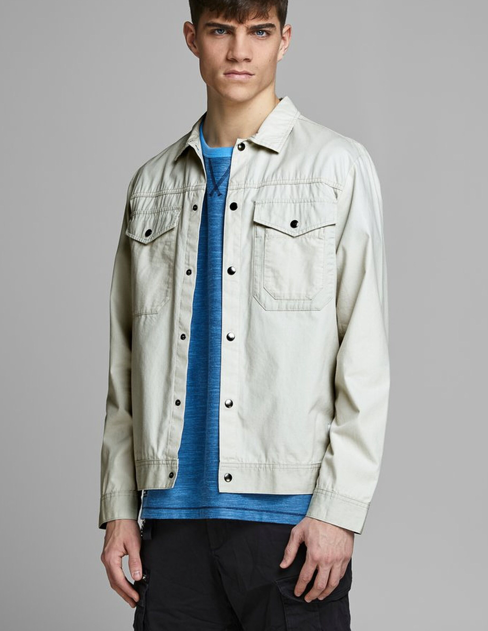 

Рубашка д/р JACK&JONES М0106260 цвет бежевый, Рубашка д/р JACK&JONES М0106260 цвет бежевый XS