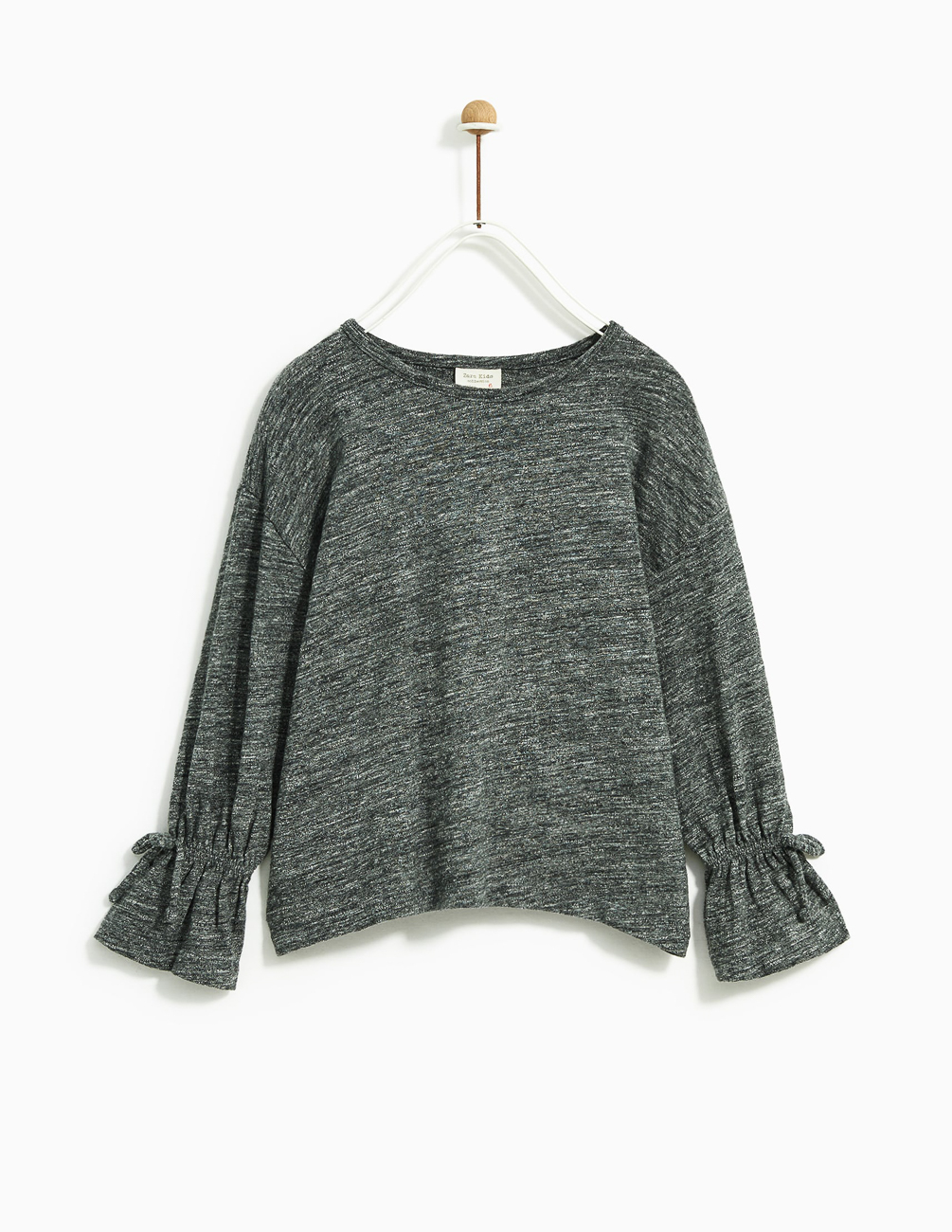 

Блуза Zara ДД002557 (1040/700/803) цвет серый 152