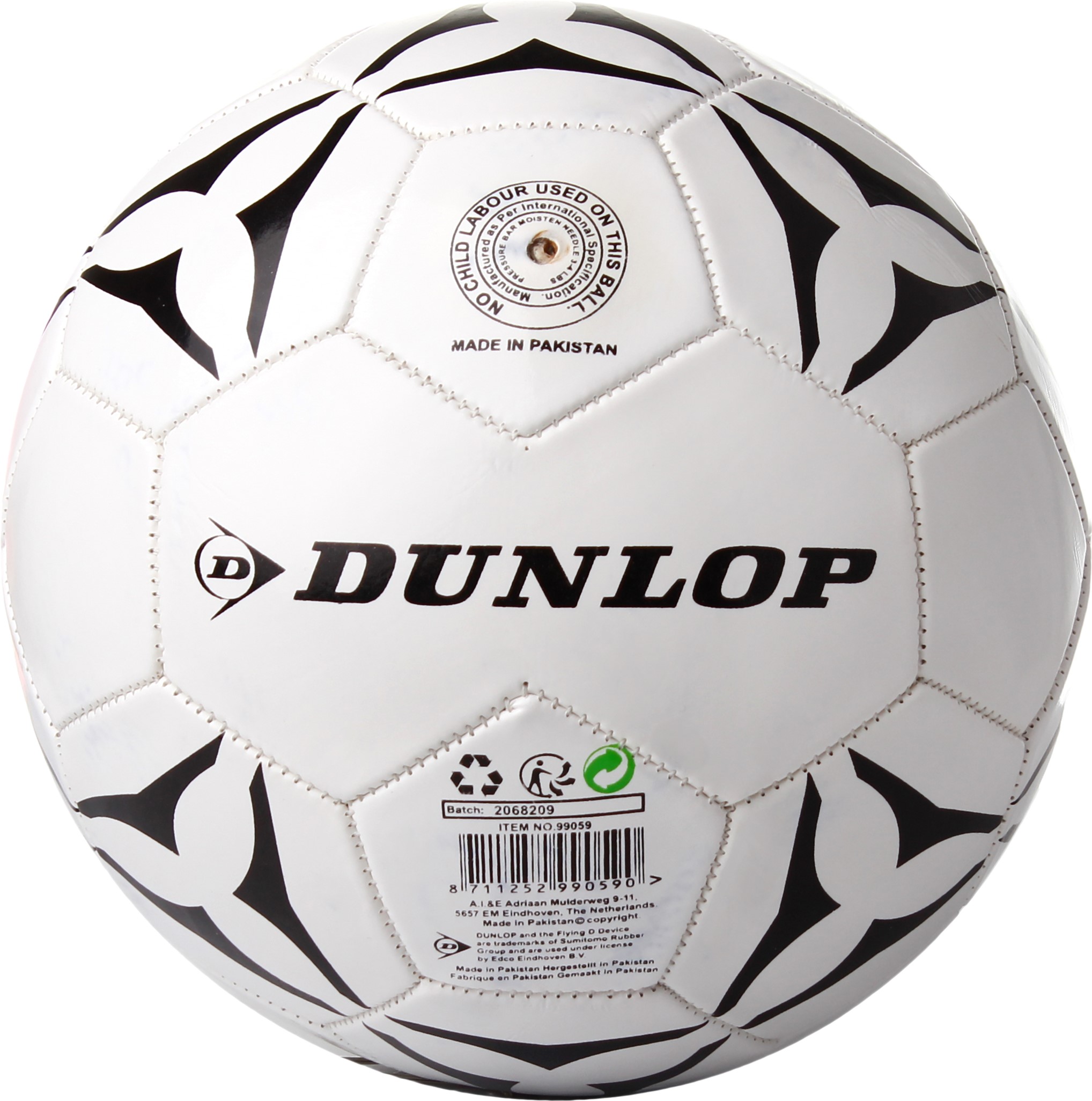 

Мяч футбольный Dunlop Football + pump 5 размер (D90590)