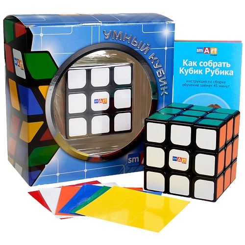 

Кубик Рубика Smart Cube 3х3 Фирменный Плюс (черный)