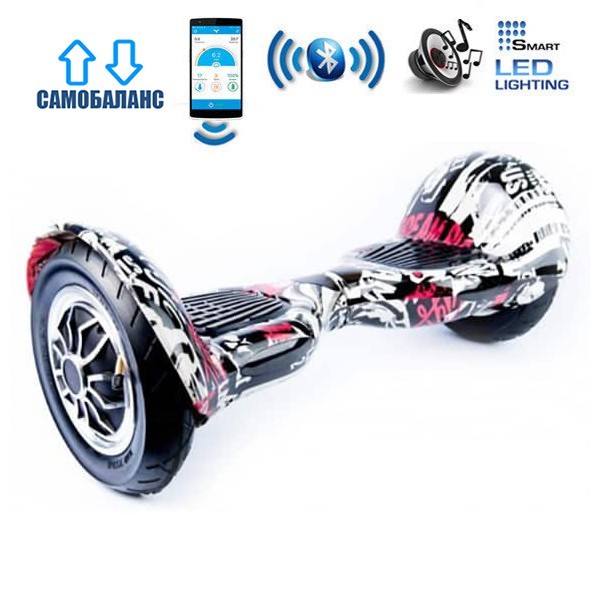 

Гироборд Smart Balance Wheel U10 Premium +Autobalance +Арр 10" Пират (4607649)