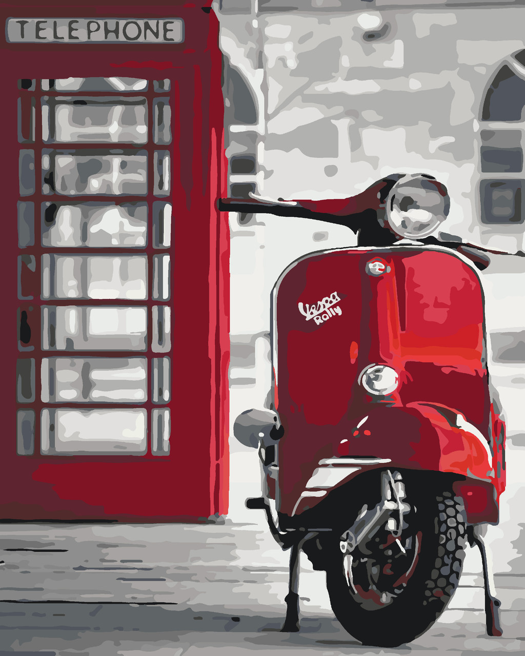 

Картина по номерам Идейка Легендарная Vespa (KH2155) 40 х 50 см (169112)