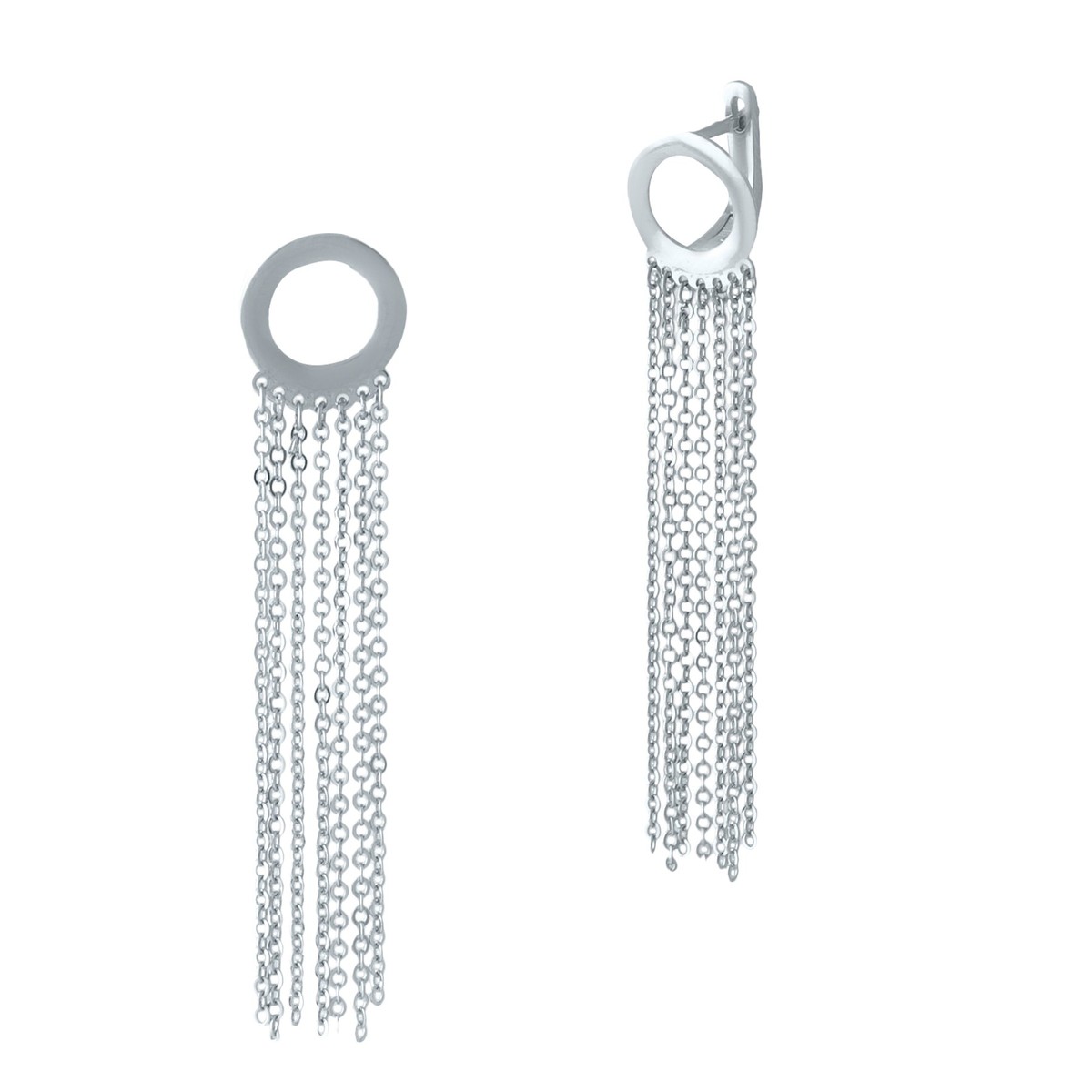 

Серебряные серьги SilverLine без камней