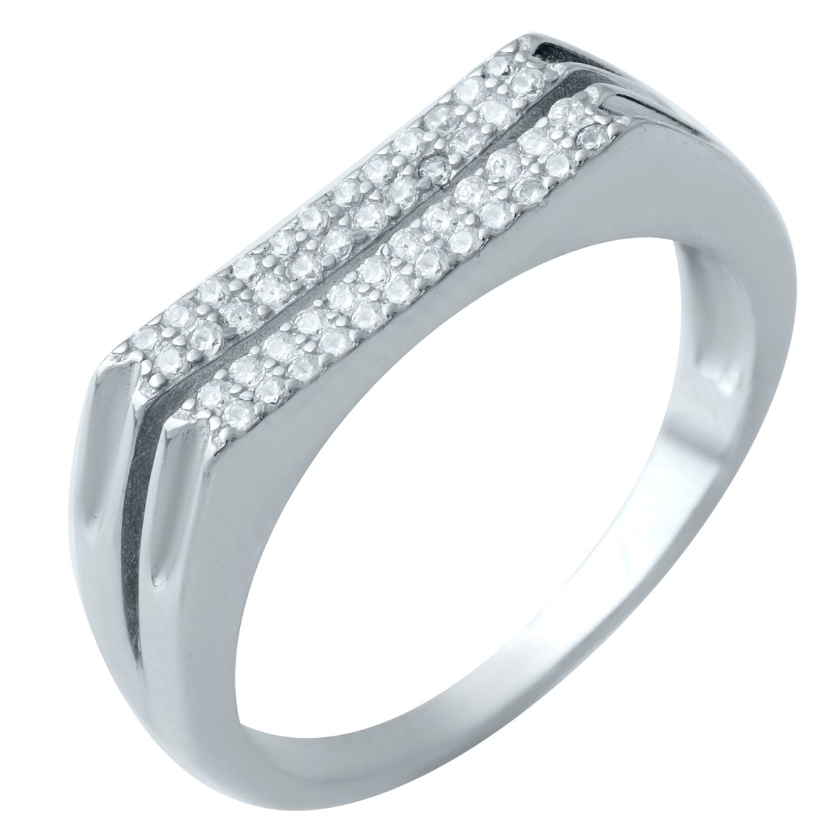 

Серебряное кольцо SilverLine с фианитами 16.5 размер