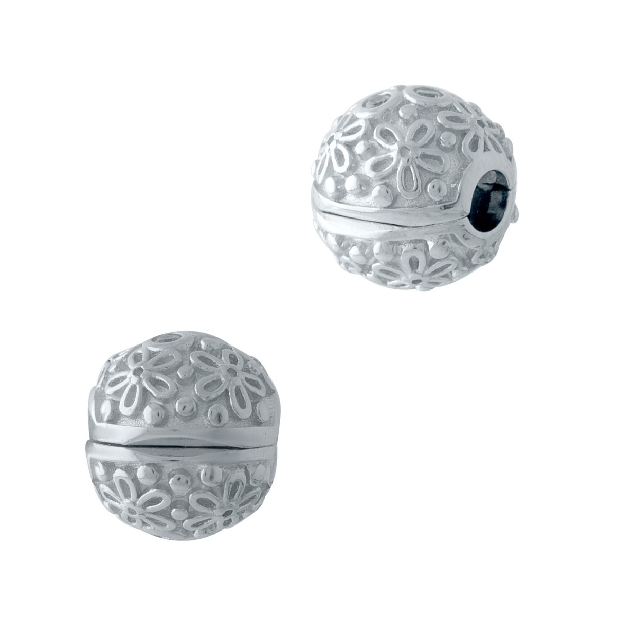 

Серебряный шарм-клипса SilverLine с фианитами