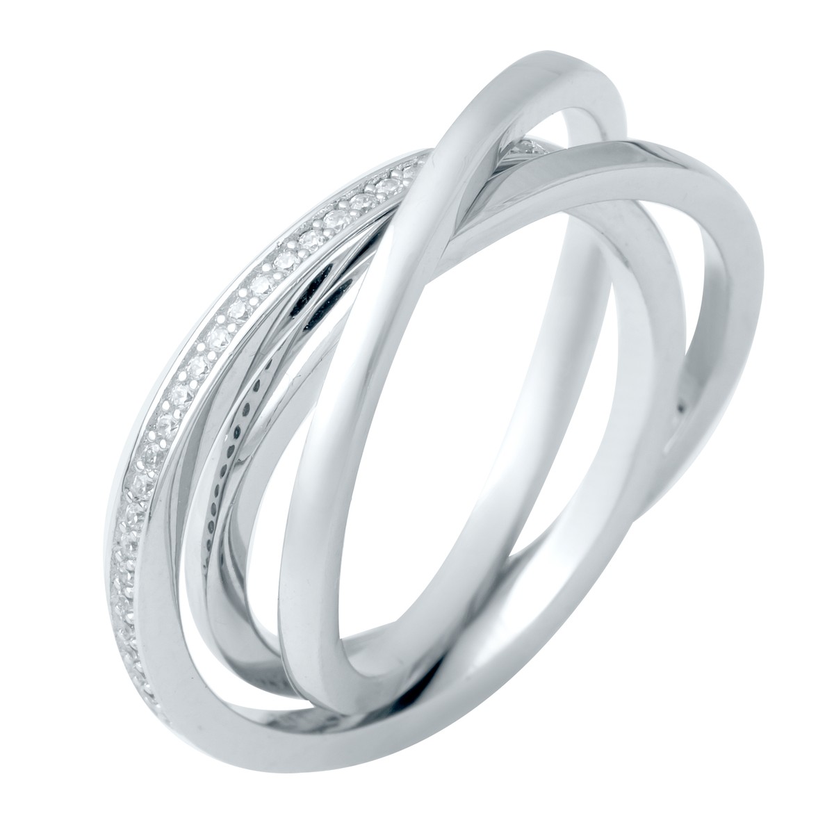 

Серебряное кольцо SilverBreeze с фианитами 17.5 размер
