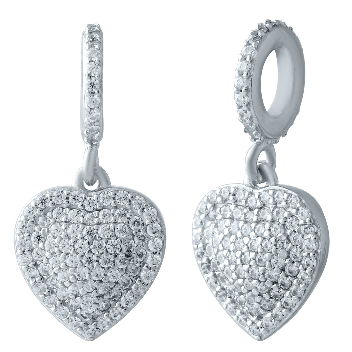 

Серебряный шарм SilverBreeze с фианитами
