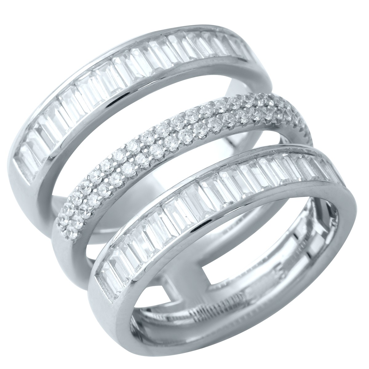 

Серебряное кольцо SilverBreeze с фианитами 17.5 размер