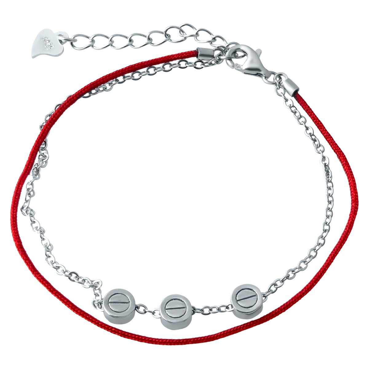 

Серебряный браслет SilverLine без камней 1720 размер
