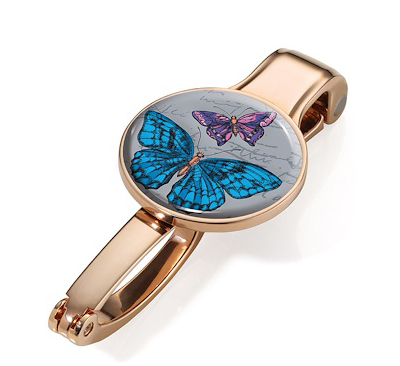 

Держатель для сумки Troika Vintage butterflies, золотой