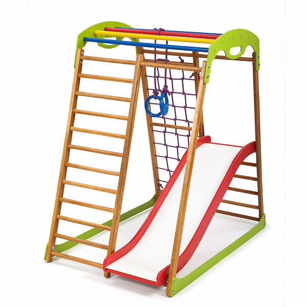 

Детский спортивный комплекс для дома SportBaby BabyWood Plus 1 130х85х132 см (2340)