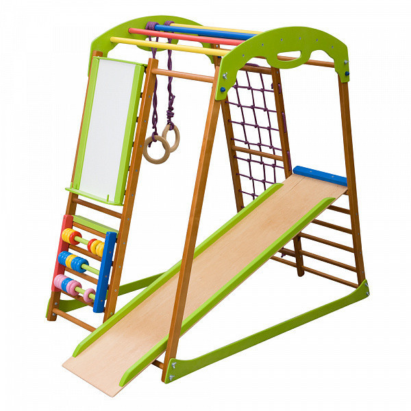 

Детский спортивный комплекс для дома SportBaby BabyWood Plus 130х85х132 см (2305)