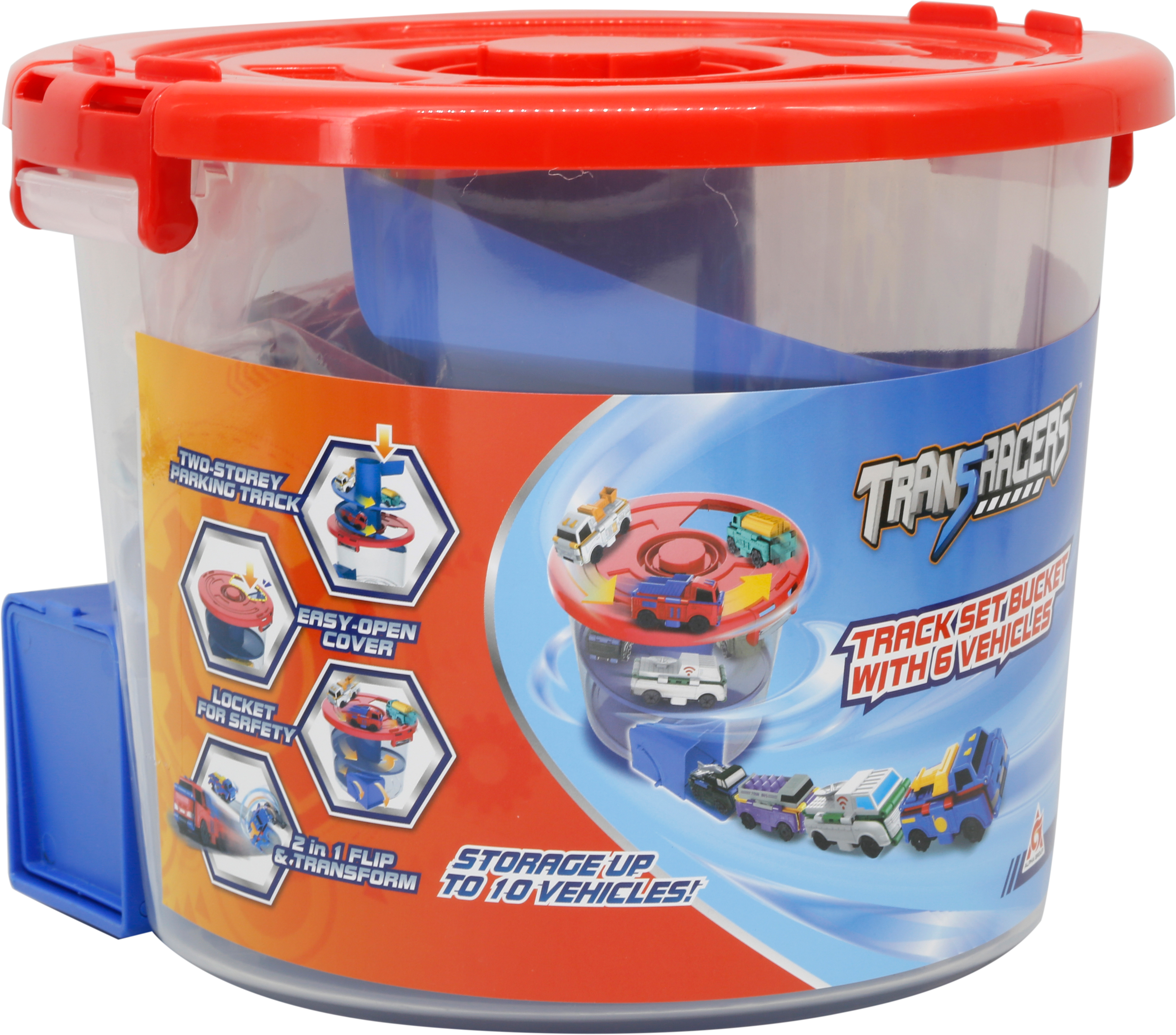 

Игрушка TransRacers Автотрек-ведро с машинками 6 штук (TOYSYW463883)