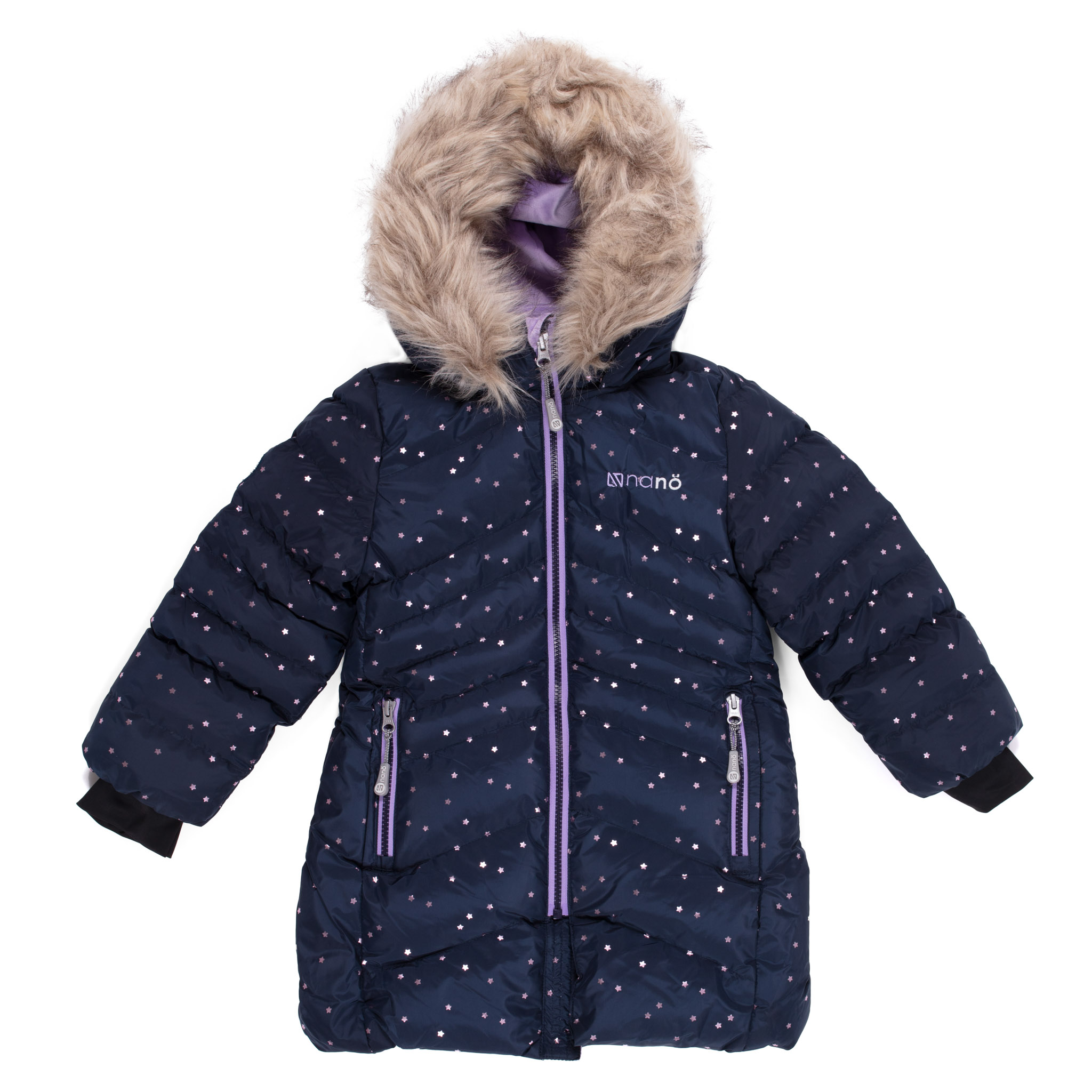 

Зимнее стеганное пальто NANO F20M1252-Navyblue фиолетовый 102 - 110 см (F20M1252-Navyblue-4)