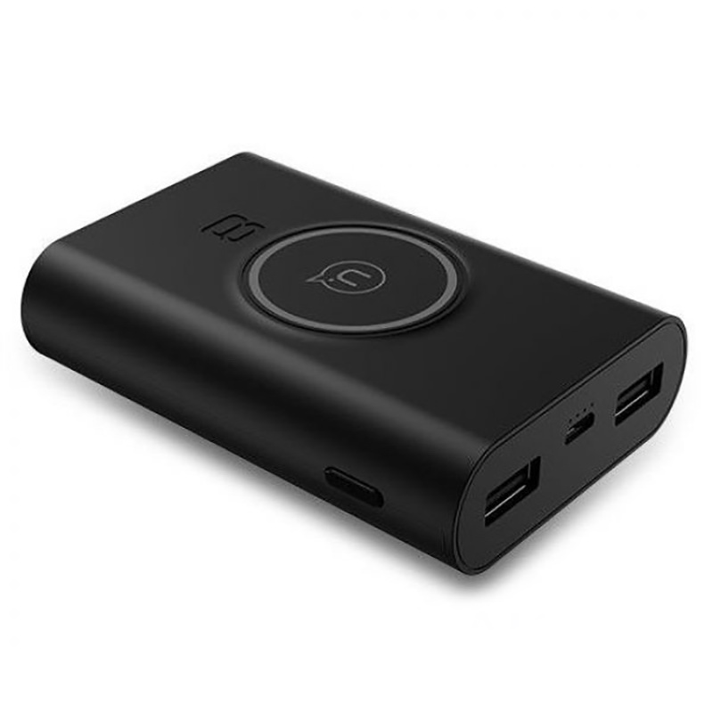 

УМБ Usams Qi (US-CD31) внешний портативный аккумулятор повер банк Power Bank 8000 mAh Черный