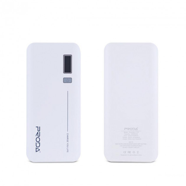 

УМБ Remax V10i Series PPL-6 портативный внешний аккумулятор повер банк Power Bank 20000mAh White