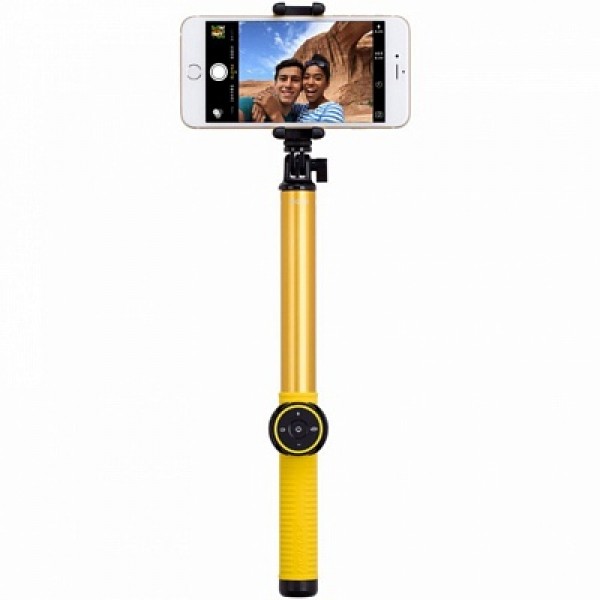 

Селфи-монопод Momax SelfieHero 150cm with Bluetooth Black/Yellow селфи палка