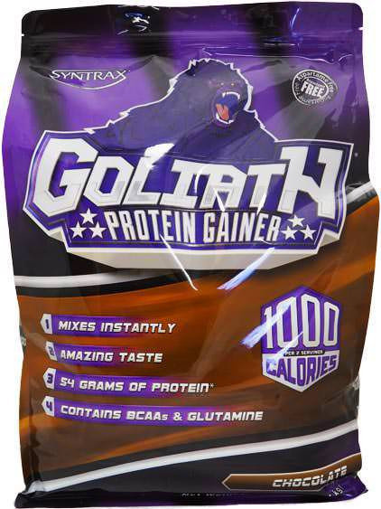 

Гейнер Syntrax Goliath 5440 g /41 servings/ Chocolate 5440 г