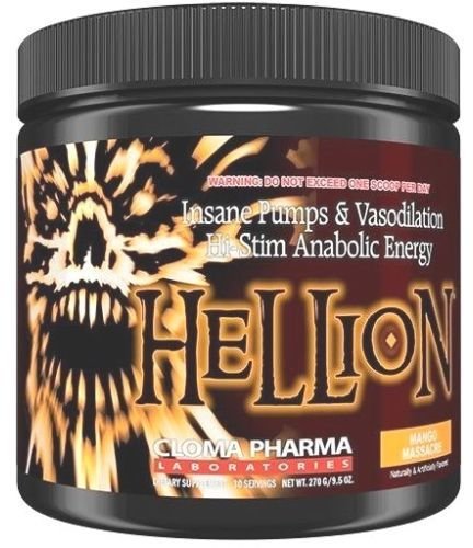 

Предтренировочный комплекс Cloma Pharma Hellion 270 g /30 servings/ Mango Massacre 270 г