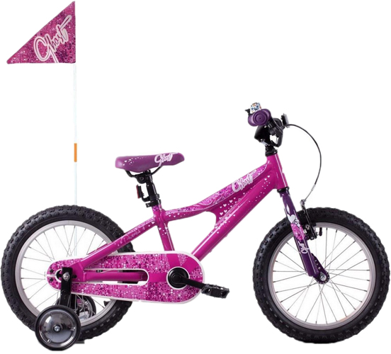 

Велосипед Ghost Powerkid 16" 2019 Розово-Фиолетово-Белый (18PK1009) (4052968280150)
