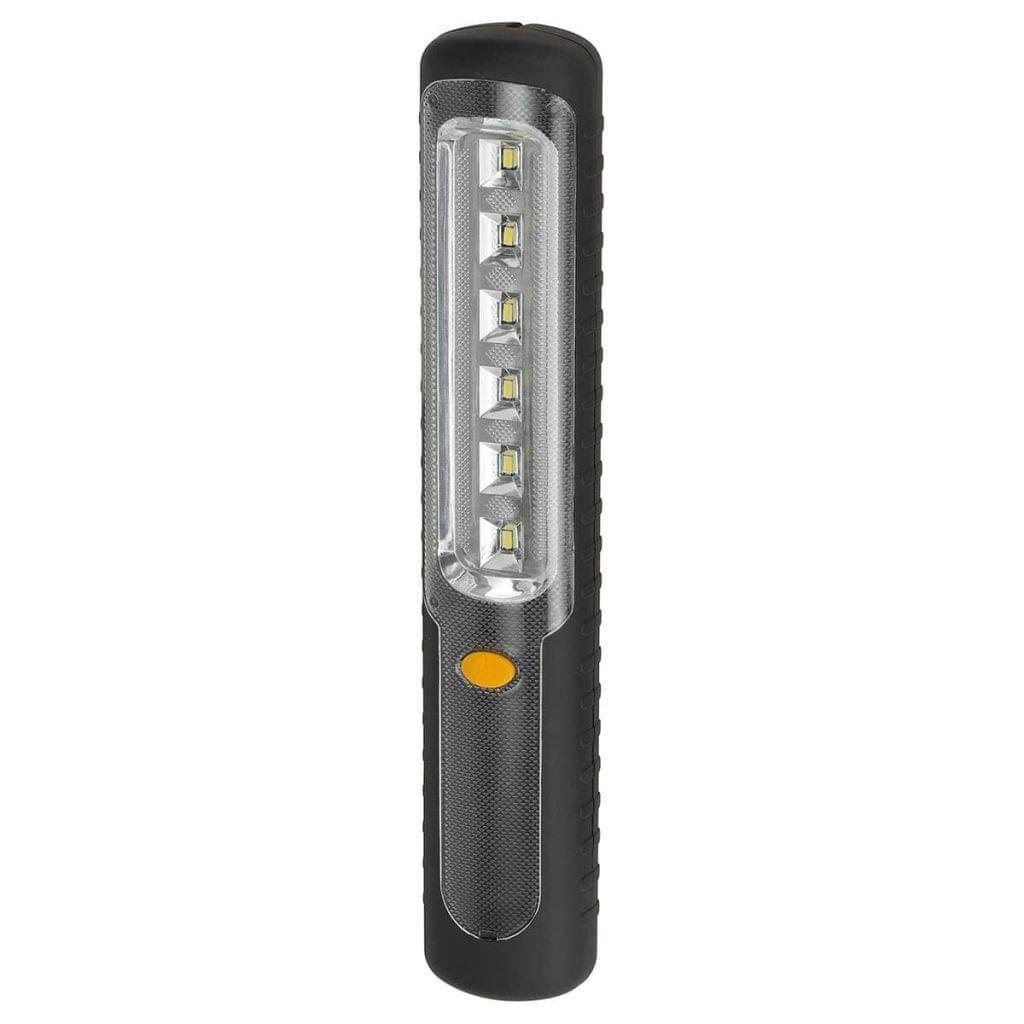 

Светодиодный фонарь ручной перезаряжаемый Brennenstuhl 6 SMD с динамо машинкой для кемпинга черный 1178590