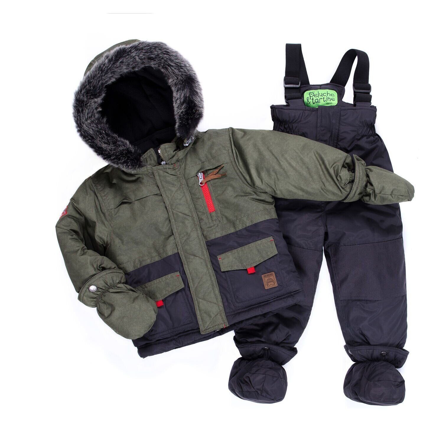 

Зимний термокомплект Peluche&Tartine F19M13BG-Olive_Deepgray оливковый 90 - 98 см (F19M13BG-Olive_Deepgray-2)