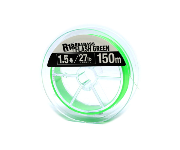

Шнур Seaguar R18 Seabass Flash Green 150m #1,5 (арт.1919713347)