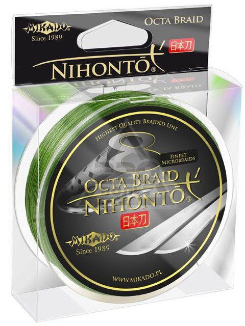 

Шнур Mikado Nihonto 8 Octa Braid 150 м 0.45 мм 44.50 кг Green (Z24G-045)