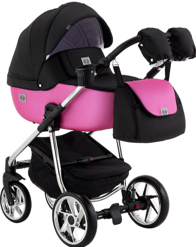 

Детская универсальная коляска 2 в 1 Adamex Hybryd Plus Polar BR607