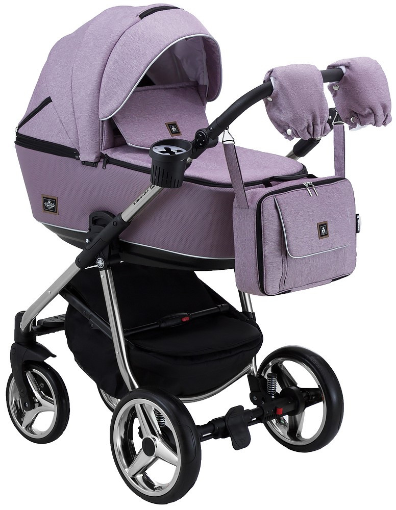 

Детская универсальная коляска 2 в 1 Adamex Barcelona BR427